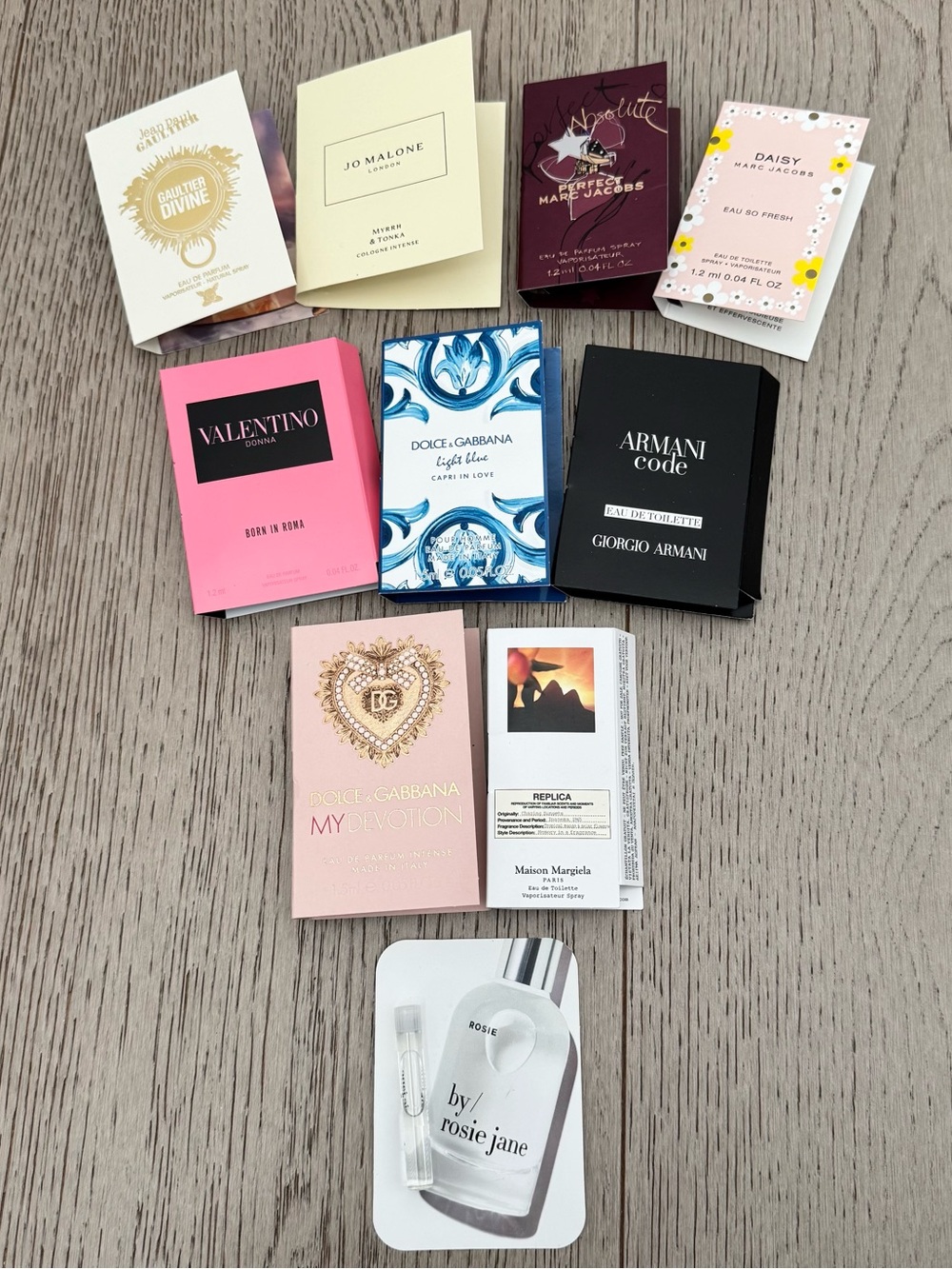 Assorted Designer Perfume Sample Bundle